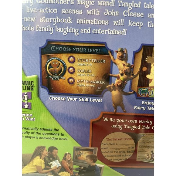 DVD Shrek Video Game TV Totally Tangled Tales Questions John Cleese Fiona NEW - Picture 9 of 12